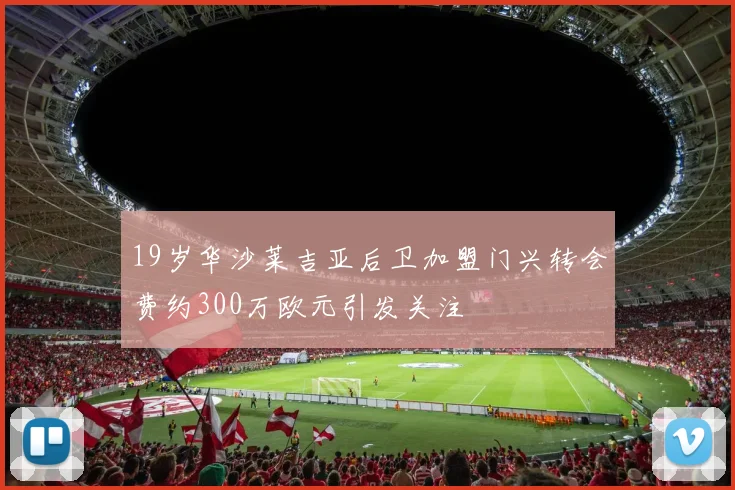 19岁华沙莱吉亚后卫加盟门兴转会费约300万欧元引发关注